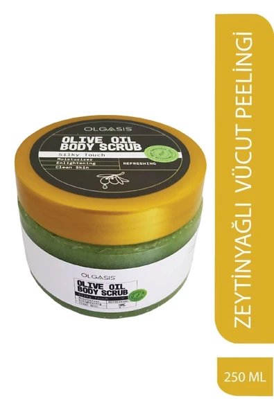 Zeytin Yağlı Doğal Vücut Peelingi 250 Ml - Hassas Ciltler İçin Yumuşak Eksfoliasyon