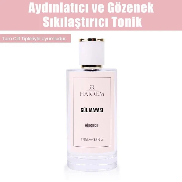 Harrem Gül Mayası Suyu Aydınlatıcı ve Gözenek Sıkılaştırıcı Tonik 110ml