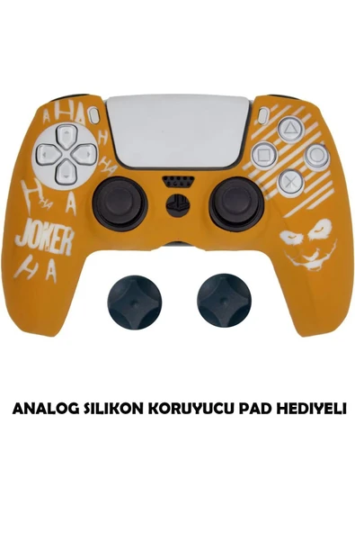 DeadSkull PS5 Dualsense Koruyucu Silikon Kılıf + Analog Silikon Koruyucu