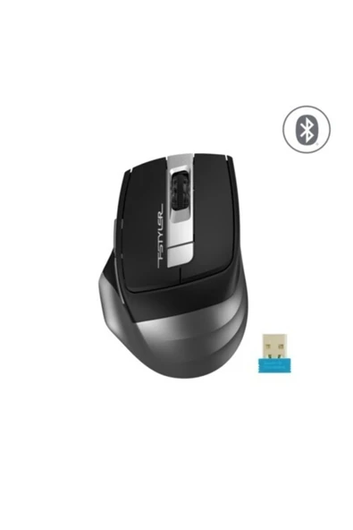 A4 Tech Fb35 Gri Kablosuz + Bluetooth Mouse