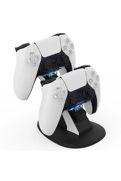 iplay İPlay PS5 Dualsense Joystick Dual Çiftli Hızlı Şarj Standı Dock