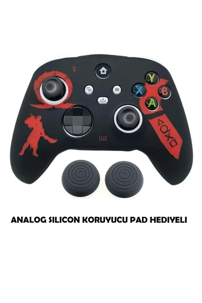 Xbox Series S/seris X 9.nesil Uyumlu Desenli Oyuncu Kolu Silikon Kılıf +Analog Silikon