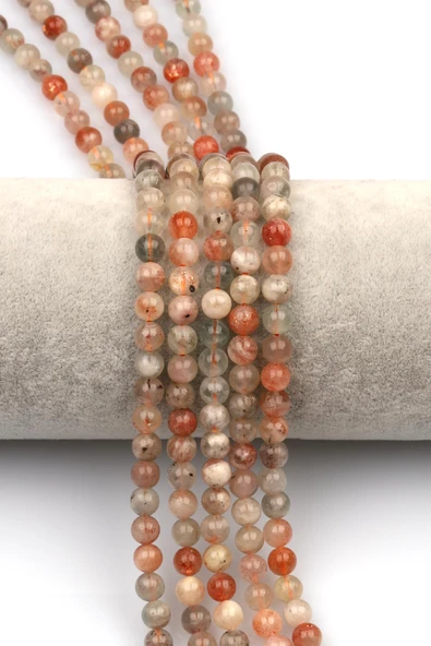 Güneş Taşı Doğaltaş Dizi 6 mm Küre Kesim ürün görseli