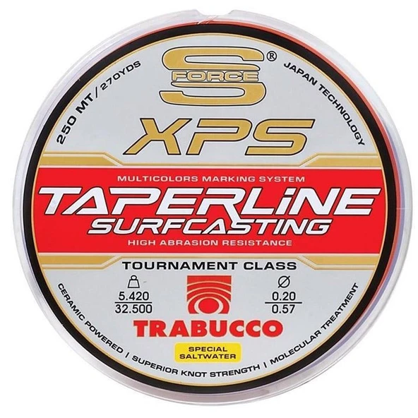 Trabucco S-Force Xps Taperline Surfcasting Monoflament Misina 0,20mm