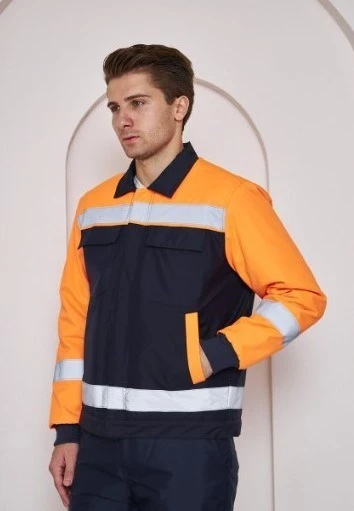 Orange Safety Soğuk Hava Montu Su ve Rüzgar İticili Turuncu