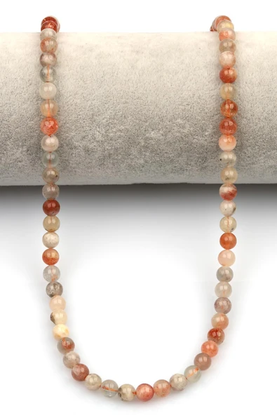 Güneş Taşı Doğaltaş Dizi 6 mm Küre Kesim - Resim 2