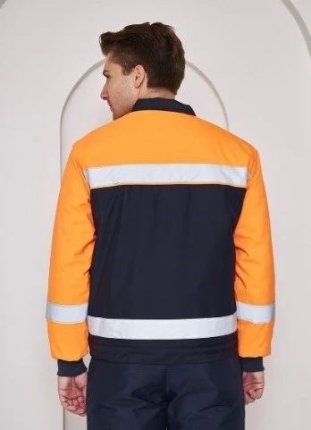 Orange Safety Soğuk Hava Montu Su ve Rüzgar İticili Turuncu - Resim 4