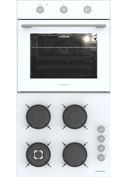 Termikel Ankastre Set (BO O6435C W + BH P6194C W) ürün görseli 1