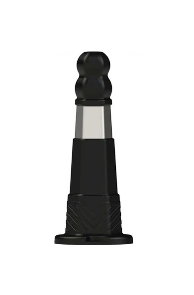 Park Yapılmaz Trafik Seti (2 Adet Altıgen Delinatör + 2 Adet Levha +3 Metre 8mm Plastik Zincir) - Resim 2