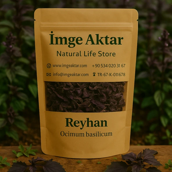 Reyhan Mor Fesleğen 50g - Resim 2