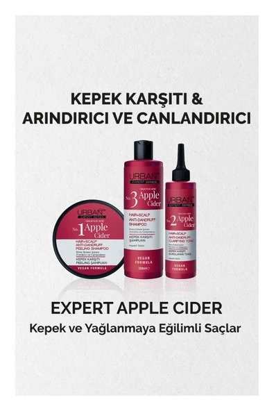 Expert Apple Cider Şampuan 350ml ve  Saç Bakım Toniği 200 ml 2'li Set - 5