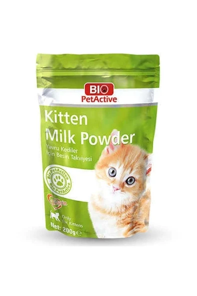 Biopetactive Bio Kitten Yavru Kedi Besin Takviyesi Süt Tozu 200 gr