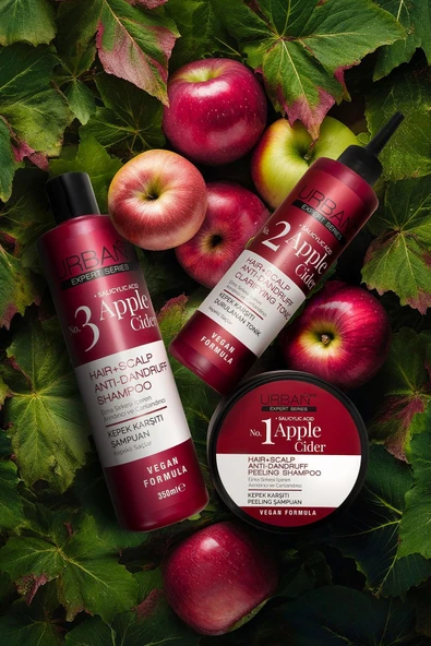 Expert Apple Cider Peeling Şampuan 200ml ve Saç Bakım Toniği 200ml 2'li Set - 7