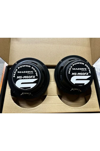 Massive MS-M60FX 16 Cm Midrange 300W Maksimum 120W RMS Çift Fiyatıdır - 2
