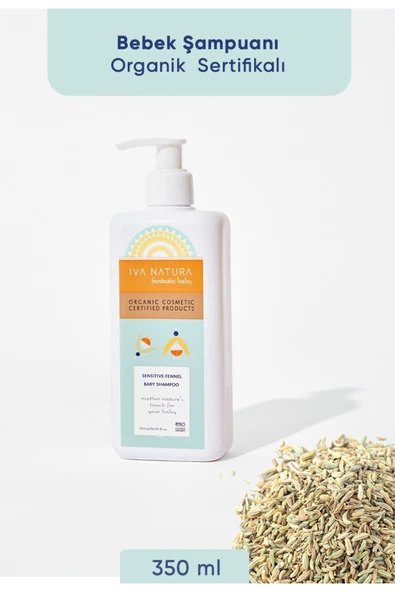 IVA NATURA BEBEK ŞAMPUANI -ORGANİK SERTİFİKALI 350 ML