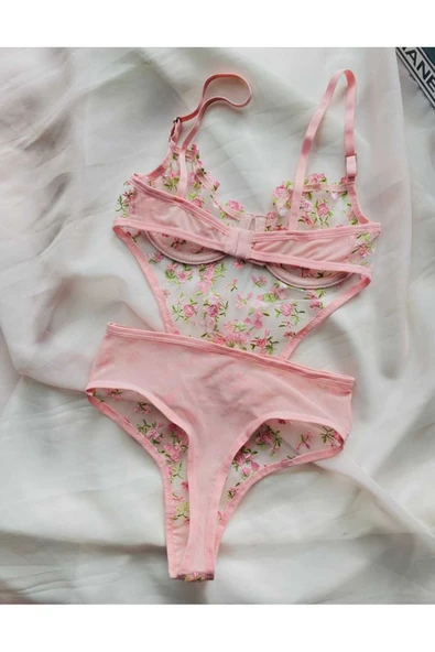 CozyChic Bodysuit Iç Çamaşırı Çıtçıtsız Badi Zıbın Iç Çamaşır Takımı Arona Lingerie - Resim 2