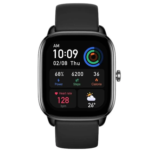 Amazfit GTS 4 Mini Akıllı Saat Siyah (OUTLET) (12 AY EVOFONE GARANTİLİ)