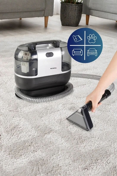 KUMTEL Koltuk  Ve Halı Yıkama Makinesi  Siyah 350W Hcc-01 - 7