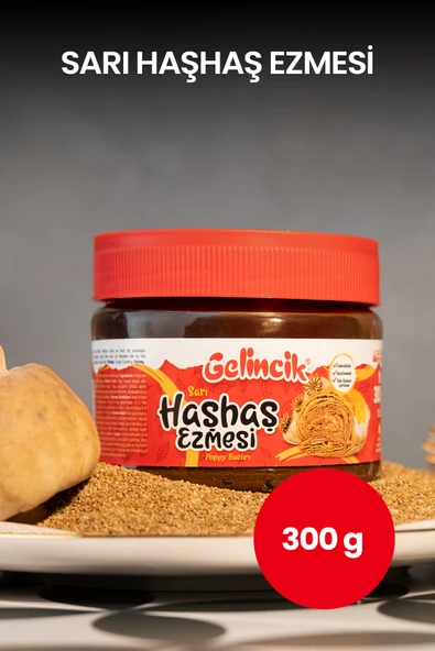 Gelincik Sarı Haşhaş Ezmesi 300 Gr Kavanoz ürün görseli 1