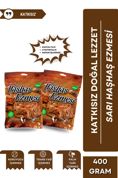 Gelincik Kahvaltılık Hamur Işlerinde Doğal 500gr Özel Üretim Haşhaş Ezmesi ürün görseli