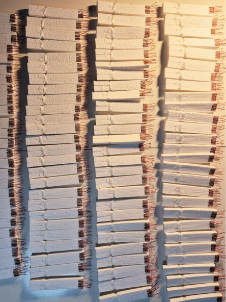 Eagenset Çapari, İstavrit Çaparisi, Uv Neon Kırmızı + Fuşya + Kırçıl Balık Sırtı Sim, 11 No Kırmızı İğne, 10 İğneli Çapari 2li Paket - 7