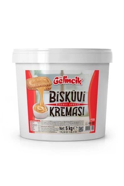 Gelincik BİSKÜVİ KREMASI SMOOTH ÖZEL ÜRETİM 5KG KAHVALTILIK KREMA BİSKÜVİ KREMASI