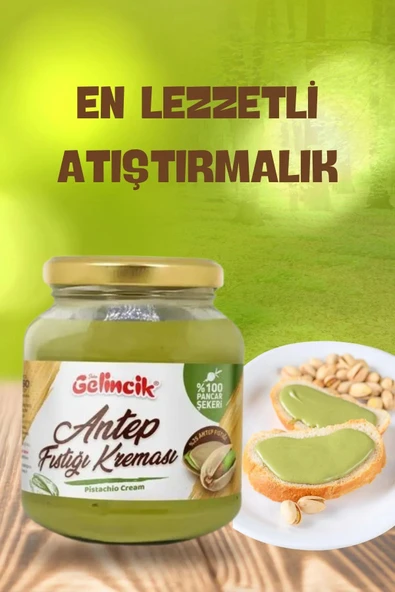 Gelincik 2'li Set 320G Leblebi Kreması ve 320G Kahvaltılık Sürülebilir Özel Üretim Antep Fıstığı Kreması - 3