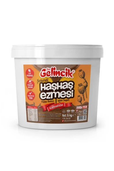 Gelincik Kahvaltılık Sürülebilir Doğal Katkısız 5kg Özel Üretim Şekerli Haşhaş Ezmesi ürün görseli