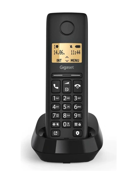 Gigaset Pure 100 Kablosuz Dect Telsiz Telefon Siyah