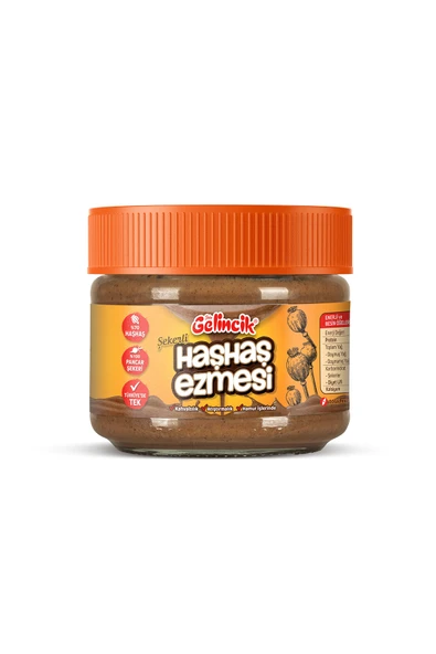Gelincik Kahvaltılık Sürülebilir Doğal Katkısız 320gr Özel Üretim Şekerli Haşhaş Ezmesi - Resim 5