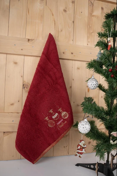 Pamuklu İkili 50x90 cm Desenli Nakışlı El & Yüz Havlu Seti Baveno - 4