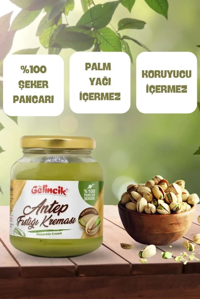 Gelincik 3'lü Set Antep Fıstığı Kreması Kahvaltılık Sürülebilir Dubai Çikolatası Özel 3 AL 2 Öde - 5