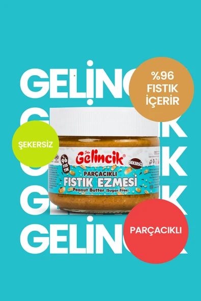 Gelincik Kahvaltılık Sürülebilir Doğal Katkısız 300gr Özel Üretim Şekersiz Parçacıklı Fıstık Ezmesi - Resim 2
