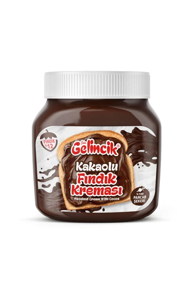 Gelincik Kahvaltılık Sürülebilir Doğal Katkısız 650gr Özel Üretim Kakaolu Fındık Kreması - Resim 2