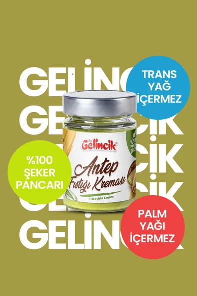 Gelincik 2'li Set 1KG Şekersiz Fıstık Ezmesi ve 320G Sürülebilir Dubai Çikolatası İçin Antep Fıstığı Kreması - 3