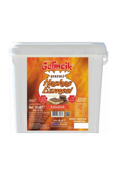 Gelincik Şekerli Haşhaş Ezmesi 10 Kg.