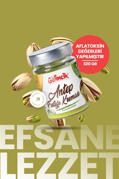 Gelincik 2'li Set 1KG Şekersiz Fıstık Ezmesi ve 320G Sürülebilir Dubai Çikolatası İçin Antep Fıstığı Kreması - 4