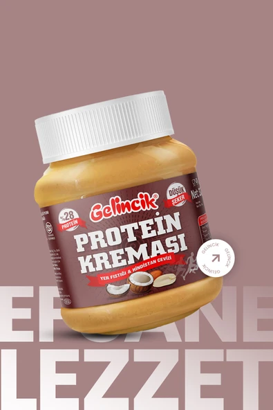 Gelincik Kahvaltılık Sürülebilir Katkısız 320gr Özel Üretim Protein Kreması 100gr'da 28gr Içerir - Resim 3