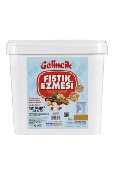 Gelincik 10 kg Fıstık Ezmesi Parçacıklı