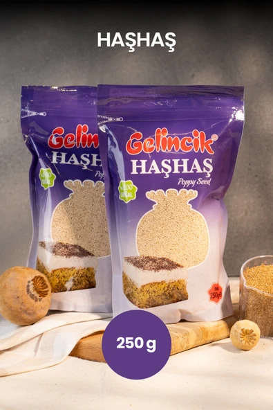 Gelincik Doğal Katkısız Sarı Haşhaş Tohumu 250gr ürün görseli 1