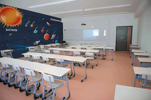 Güneş Sistemi Okul Duvar Kağıdı - 4