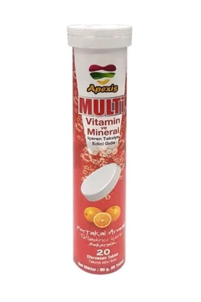 Apexis Multivitamin Efervesan 20 Tablet