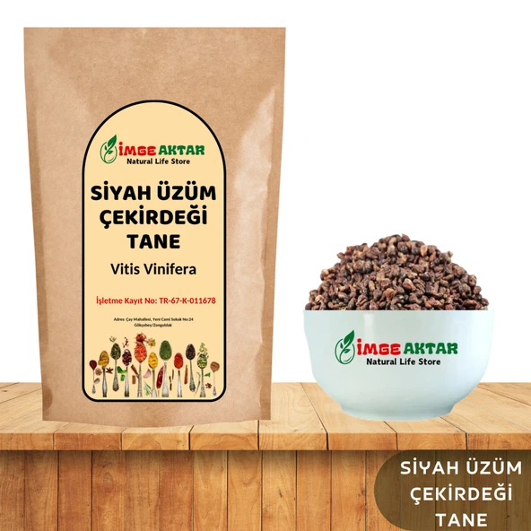 Siyah Üzüm Çekirdeği Tane 100g