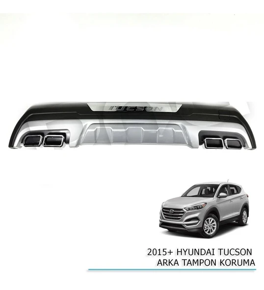 Hyundai Tucson  2015-2018 Uyumlu Arka Koruma