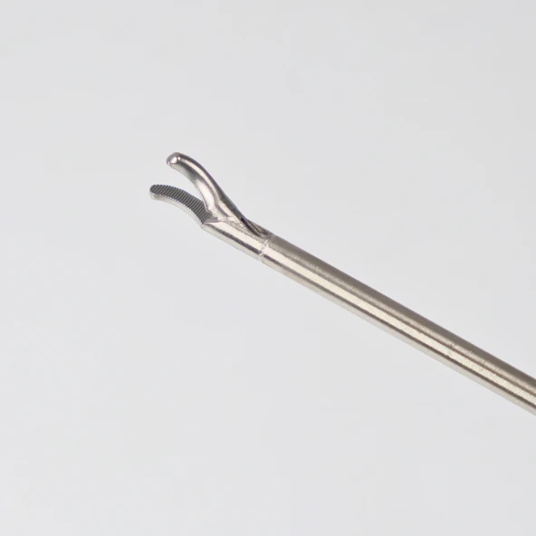 Laparoskopik Sağ El Needle Holder - Plastik Saplı - PraticMed