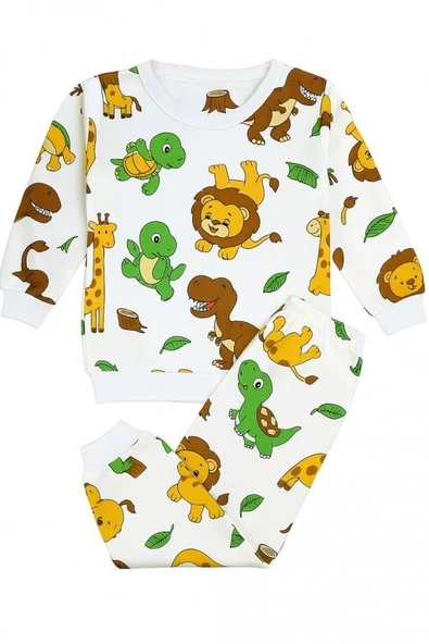 Dinazorlu Erkek Bebek Pijama Takım - 2