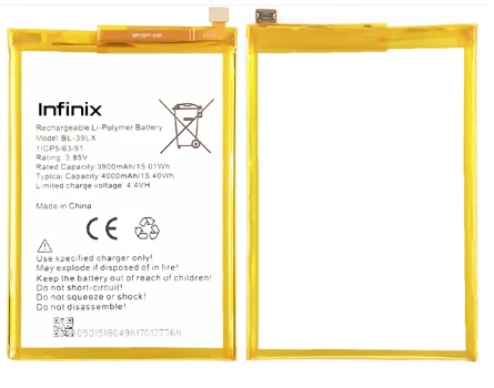 Infinix S5 Uyumlu Batarya Pil Sıfır Orijinal