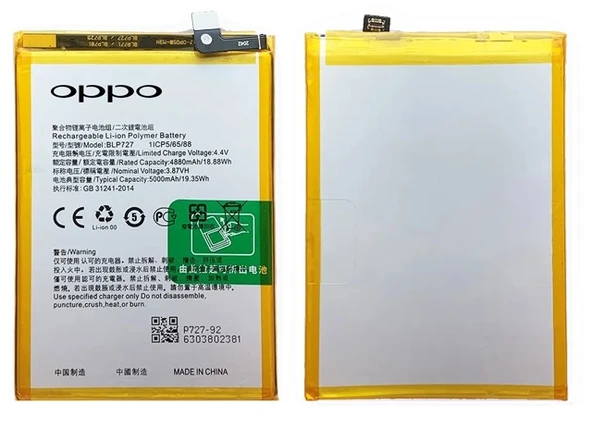 Oppo A5 2020 Uyumlu Batarya Pil Sıfır Orijinal ürün görseli 1