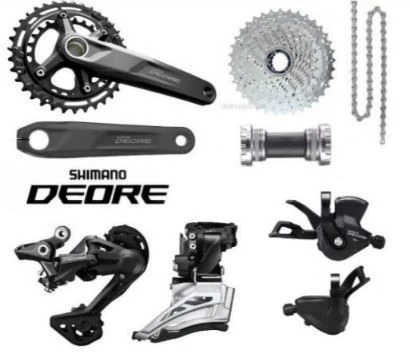 Shimano deore fc-m 4100 2-10 Vites mtb grupset