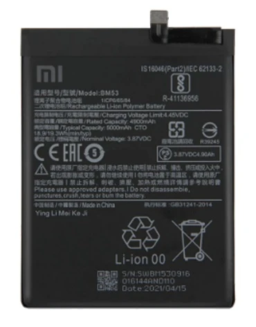 Xiaomi Mİ 10T PRO - BM 53 - Uyumlu Batarya Pil Sıfır Orijinal
